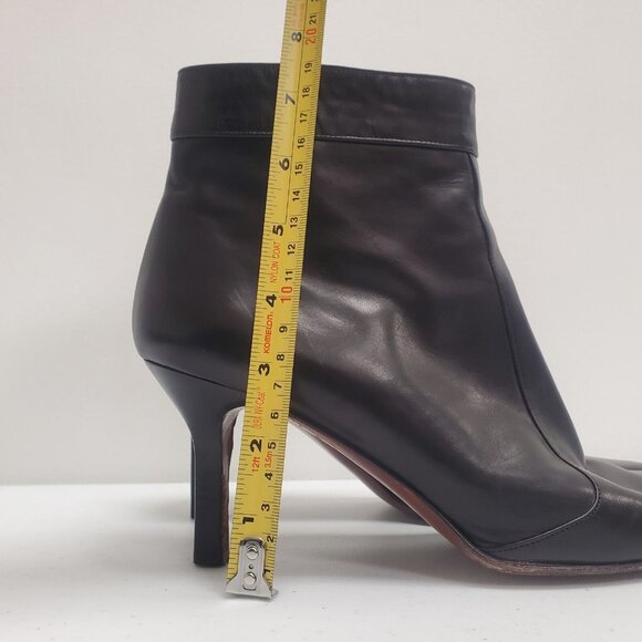 Cole Haan City Womens Ava Leather Ankle Boots Size 9.5 Black Pointed Toe Witchy - Picture 8 of 16